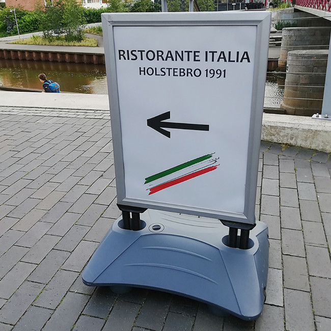 Wind-Sign Waterbase Kundenstopper - 70x100cm